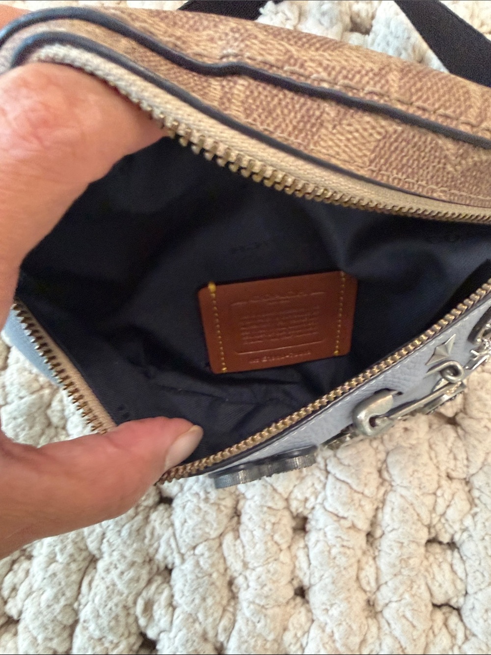 Coach Souvenir Pins Leather Belt Bag - Picture 9 of 11